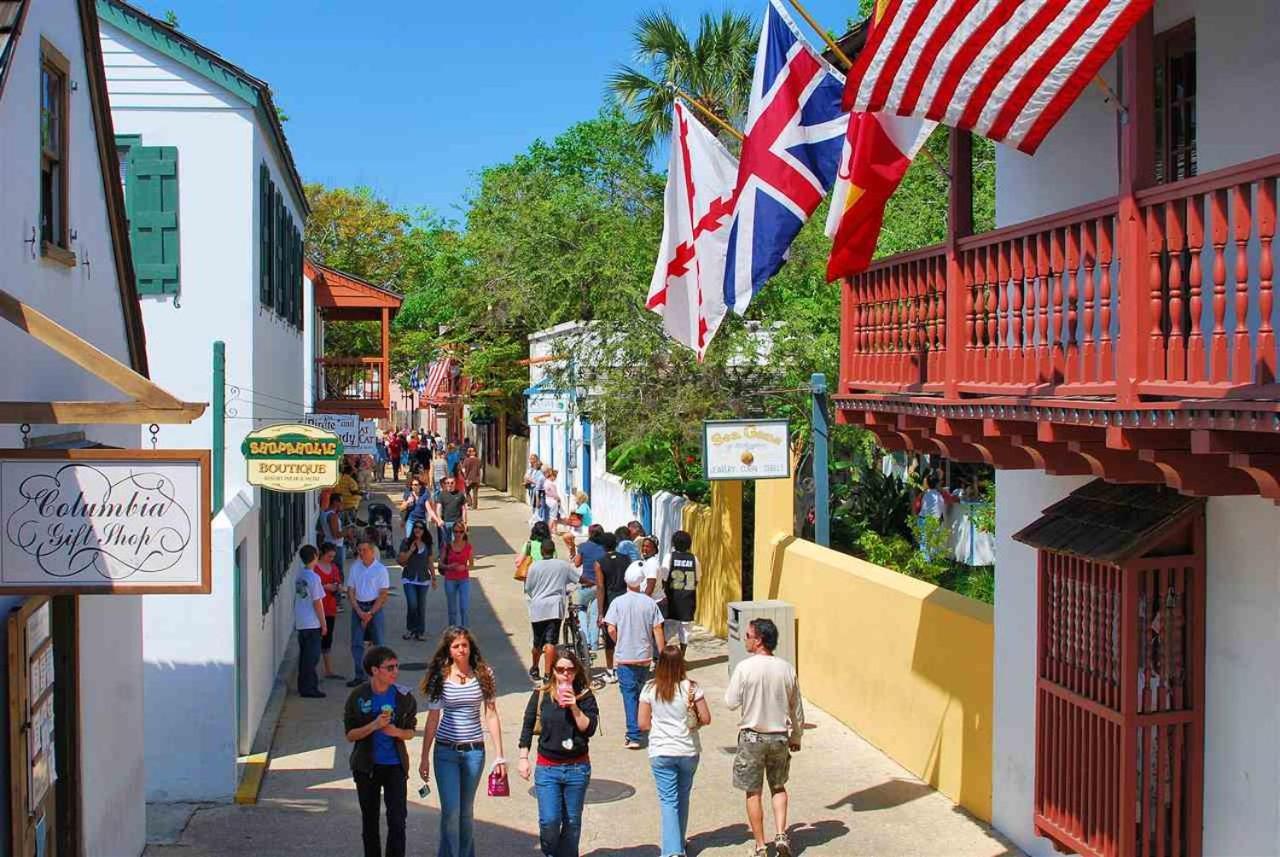 Cozy Quiet St Augustine Private Condo - 2Bed, 1 Bath, Sleeps 6, Steps To Historic St Augustine Center & All Tourist Attractions, Restaurants, Cafes, Backyard, Porch Сент-Огастин Экстерьер фото